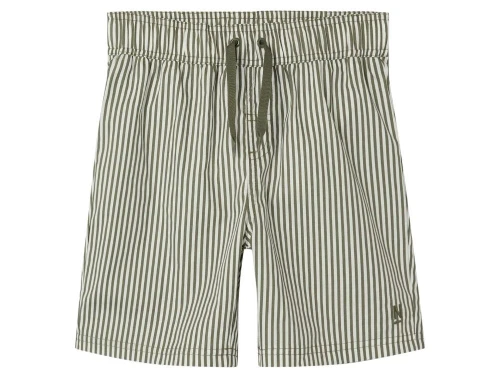 Name It badeshorts dusty olive stribet